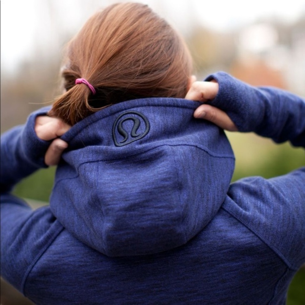 Pigment Blue/Coal Scuba Hoodie EUC size 8